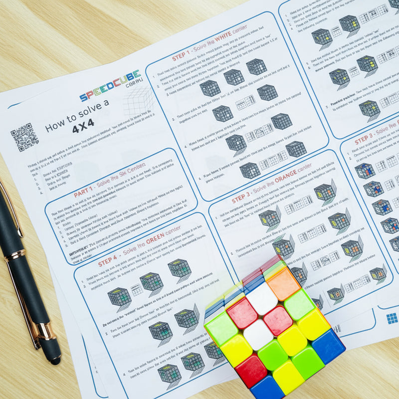 How To Solve a 4x4 Cube Beginners Guide PDF DOWNLOAD